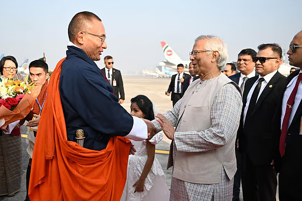 ঢাকায় ভুটানের প্রধানমন্ত্রী