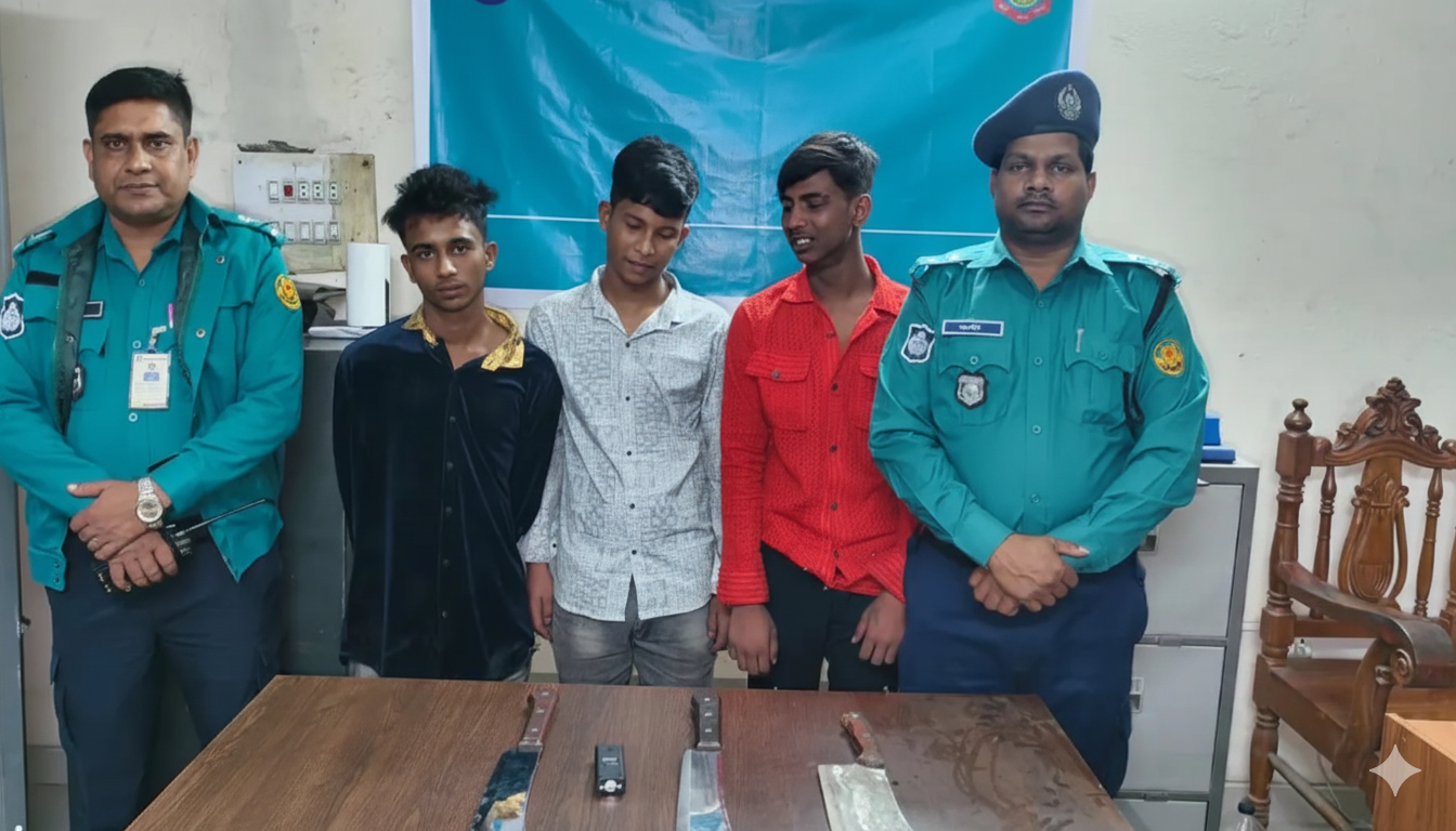 মোহাম্মদপুরের শীর্ষ ছিনতাইকারী পিচ্চি আবির সহযোগীসহ গ্রেফতার