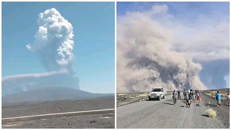 ১২ হাজার বছর পর জাগলো ইথিওপিয়ার আগ্নেয়গিরি